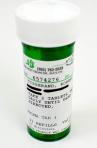 AromaTab prescription bottle