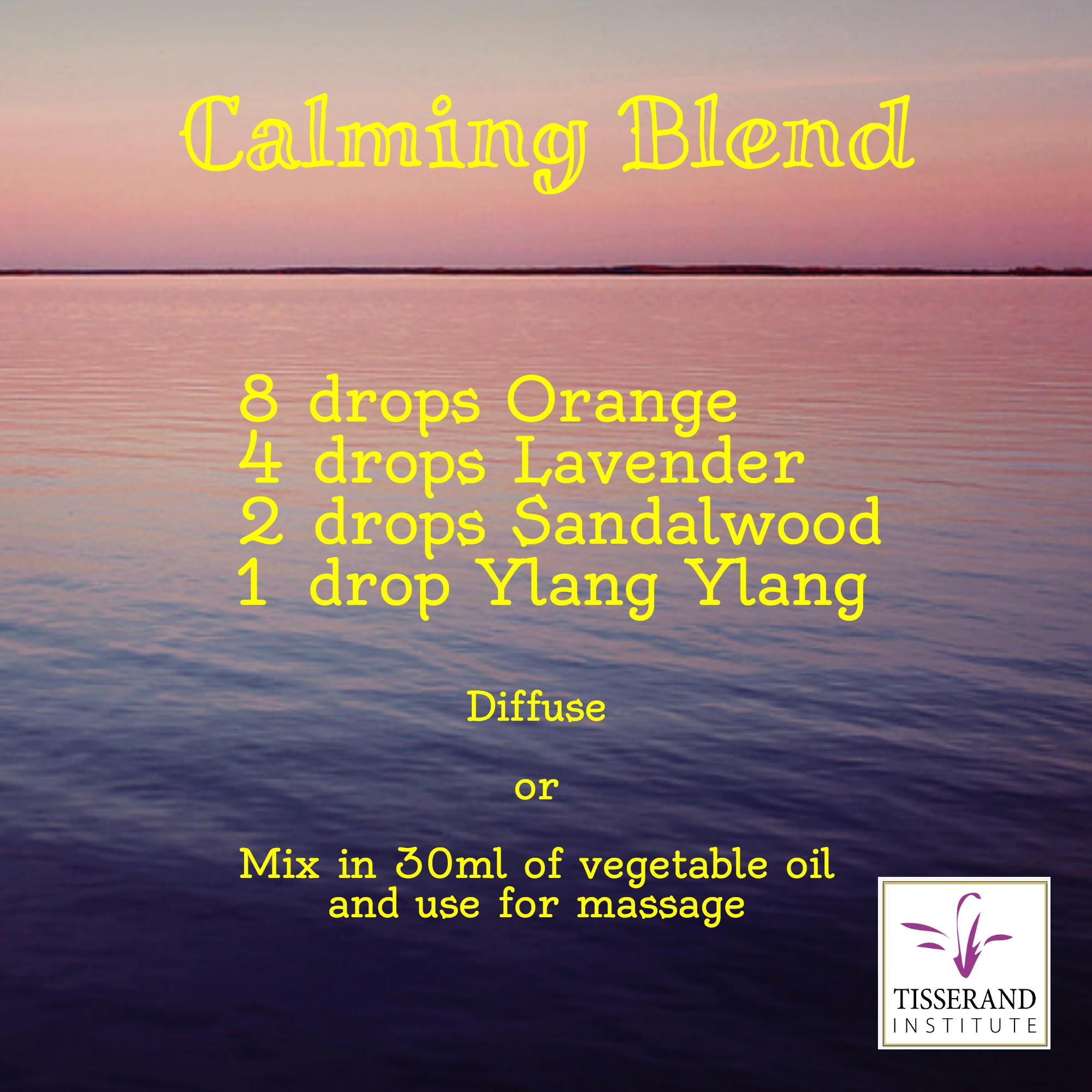 Calming Blend | An Essential Oil Recipe