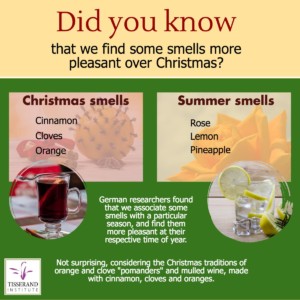 Did you know that we find some smells more pleasant over Christmas? #TisserandInstitute #EssentialOils #Christmas #cinnamon #Cloves #Orange