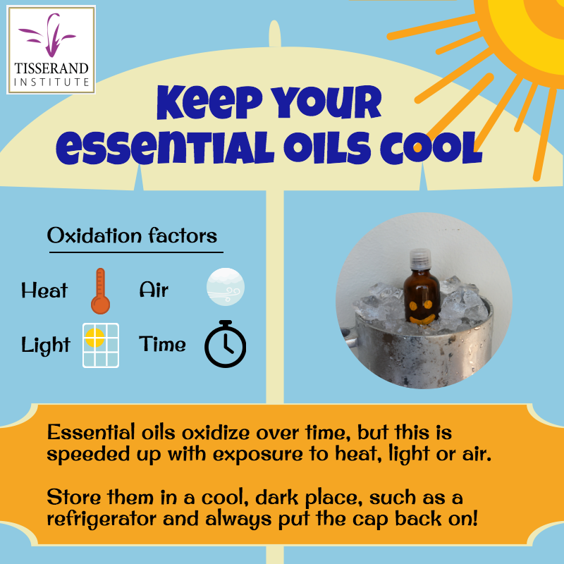 Keep essential oils cool!