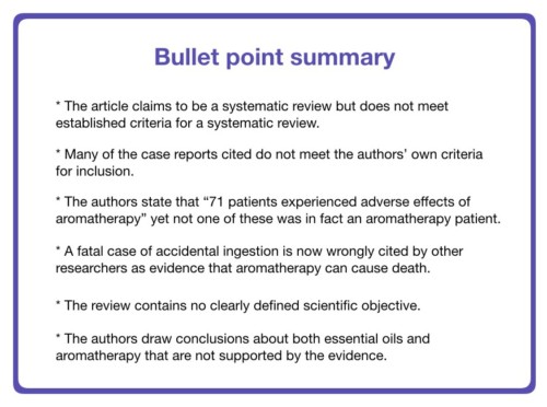 Bullet Points Tisserand Institute   Bullet Points 500x372 