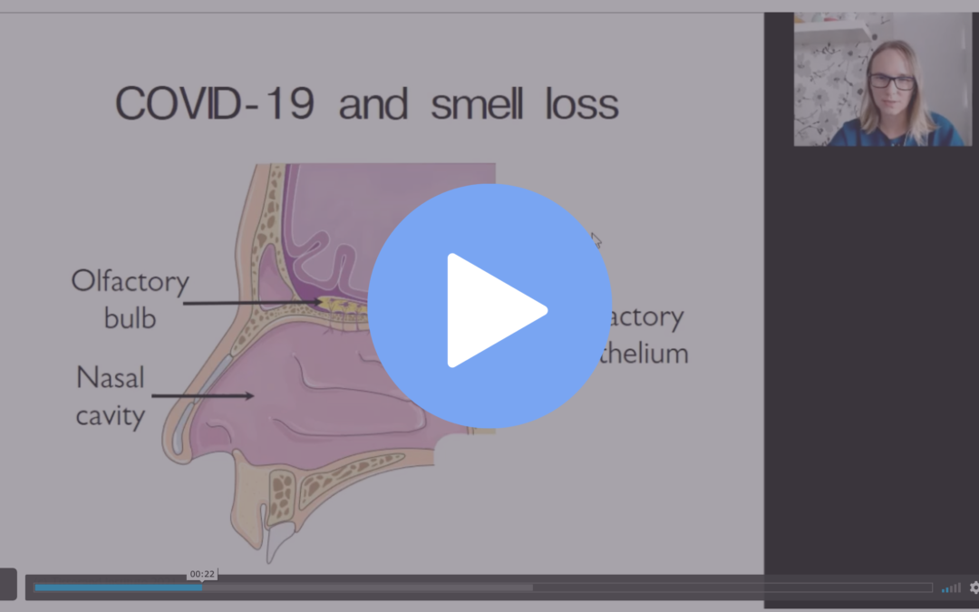 Covid-19 and Anosmia: A video by Petra Ratajc, PhD