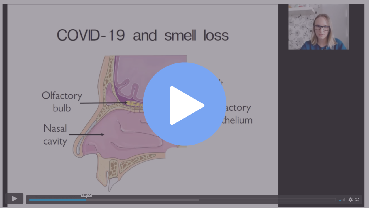 Covid-19 and Anosmia: A video by Petra Ratajc, PhD - Tisserand Institute