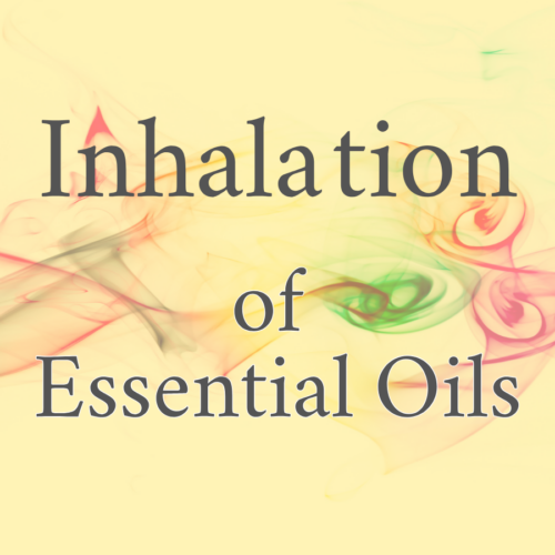 Inhalation of Essential Oils